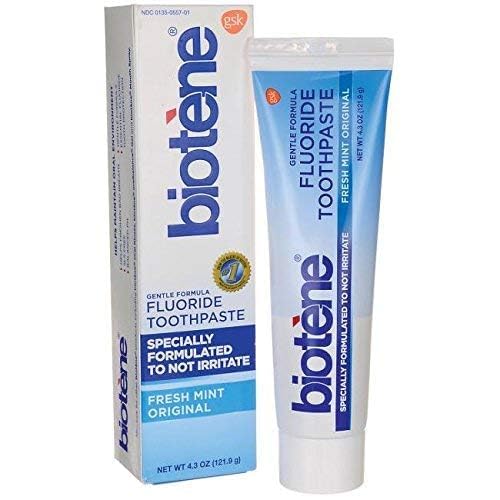 Biotene Dry Mouth Fluoride Toothpaste Fresh Mint Original 4.3 Oz. (2 Pack) - Image 6