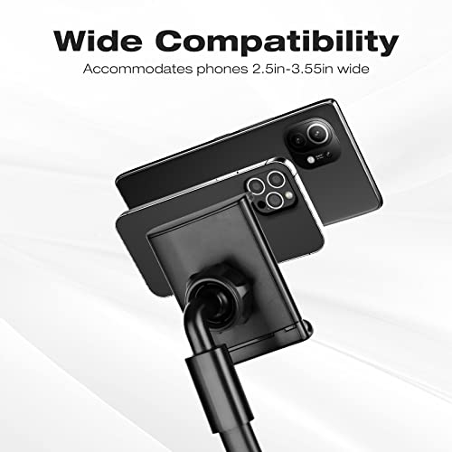 Cell Phone Stand, Neck Cell Phone Holder, Flexible Long Arm Gooseneck Phone Holder for bed, 360 Degree Free Rotation Phone Mount, Universal Multi-Functional Mobile Phone Stand for 4.7''-6.7'' Phone - Image 6