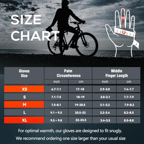MATKAO Heated Gloves for Men Women Rechargeable, 3000mAh Heated Motorcycle Gloves with Battery, Electric Heated Work Gloves Liners, Touch Screen Winter Gloves for Cycling Skiing, Hunting - Image 3